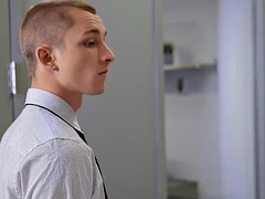 Grosser schwanz, Blasen, Spermaladung, Schwul, Handjob, Muskel, Büro, Reiten