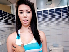 Leie, Grosser arsch, Grosser schwanz, Blasen, Braunhaarige, Natürlichen titten, Jungendliche (18+), Titten