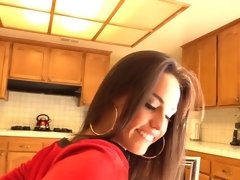 A hot pornstar is getting a big dick in her mouth in the interracial video
