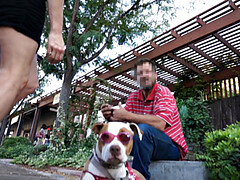 Slaapkamer, Blond, Brillen, Reusachtig, Buiten, Tietenklus, Tieten likken