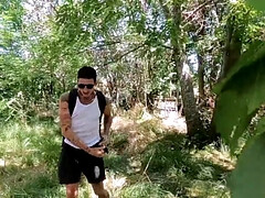 Grote lul, Pijpbeurt, Lul, Homo, Zoenen, Naakt, Buiten, Tatoeage