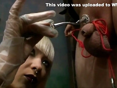 Bondage discipline sadomasochisme, Blond, Pijpbeurt, Dominante vrouw, Fetisj, Hd, Tatoeage, Tieten likken