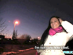 Enthousiasteling, Sperma shot, Buiten, Openbaar, Realiteit