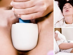 Morena, Abierta, Peludo, Pajear, Solo, Adolescente, Juguetes, Vibrador