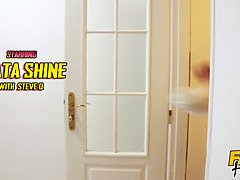 Badkamer, Vingeren, Grappig, Monster, Natuurlijk, Orgasme, Anaal likken, Schreeuwen