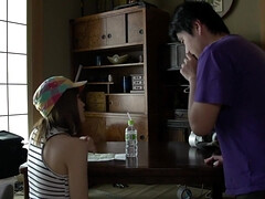 Schönheit, Blasen, Vollbusig, Spermaladung, Hd, Japanische massage, Muschi, Flotter dreier