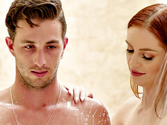 18 ans, Cul, Massage, Huilée, Douche, Adolescente, Mouillée