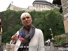 Leie, Grosse titten, Blondine, Oma, Hd, Reif, Natürlichen titten, Pov