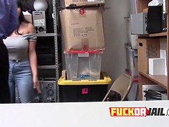 デカチン, 茶髪の, Hd, ラティーナ, ポリス, お仕置き, ティーン, ユニフォーム