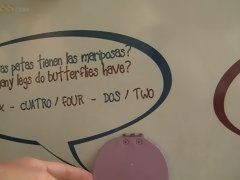 Anal, Morena, Lamidas, Lencería, Masturbación, Medias largas, Desnudarse, Juguetes