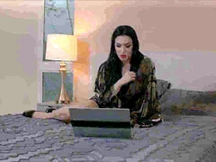 Anal, Chica, Mamada, Morena, Checa, Lencería, Medias largas, Tetas