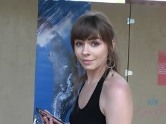 Amateur, Novia, Masturbación, Orgasmo, Al aire libre, Pov, Fumando, Calientapollas