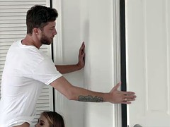 bored blonde teen dares her stepbro to nail her