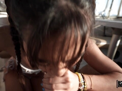 Grosser schwanz, Blasen, Interrassisch