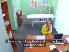 Leie, Arzt, Lesbisch, Lecken, Krankenschwester, Büro, Muschi, Uniform