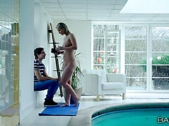 フェラチオ, ヨーロピアン, 顔射, 指いじり, なめる, 義母, 三人, トレイン