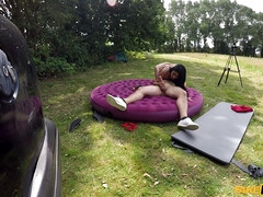 Любители, Минет, В машине, Европейки, Лизание, Киски, Короткая стрижка, Порка