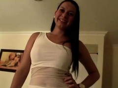 Brunette brune, Européenne, Masturbation