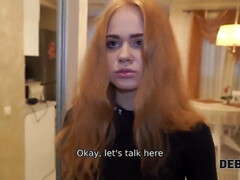 Grosse bite, Sucer une bite, En gros plan de très près, Rousse roux, Rugueux, Russe, Pute, Adolescente