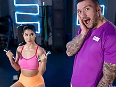 18 años, Asiático, Verga grande, Morena, Estilo perrito, Tetas naturales, Adolescente, Tetas