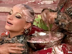 Блондинки, Фетиш, Хд, Лесбиянка, Белье, Чулки, Втроем