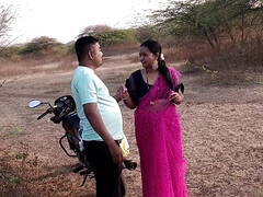 Leie, Blasen, Braunhaarige, Indisch, Im freien