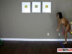 素人, ブロンド, ゲーム, 異人種間, レズビアン, オナニー, おもちゃ, バイブレーター