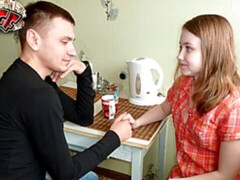 Blondine, Blasen, Hundestellung, Fetisch, Russisch, Rasiert, Jungendliche (18+), Titten