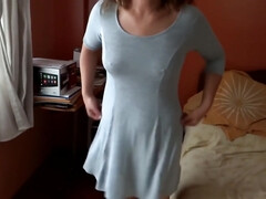 Grosser arsch, Grosse titten, Paar, Fetisch, Latina, Lingerie, Spanner, Ehefrau