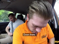 素人, お尻, デカパイ, ブロンド, チン, ヨーロピアン, 顔射, 眼鏡