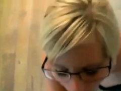 Leie, Blondine, Aufs gesicht abspritzen, Deutsch, Milf, Pov
