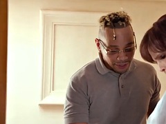 Verga grande, Tetas grandes, Doble penetracion, Abierta, Grupo, Sexo duro, Maduro, Madres para coger