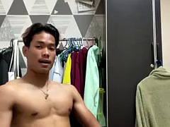 Asiatisch, Schwul, Masturbation, Solo
