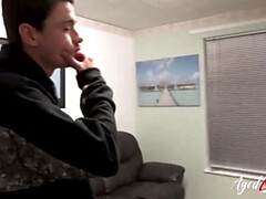 Busty British MILF Seduces Teen Boy - Hardcore Old & Young Fuck