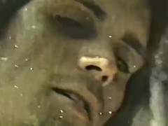 ブロンド, フェラチオ, イく瞬間, 毛深い, なめる, ヴィンテージ