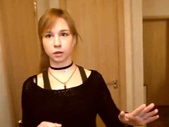 Sucer une bite, Brunette brune, Queue, En levrette, Hard, Rugueux, Russe, Adolescente