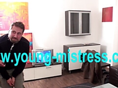 Enthousiasteling, Bondage discipline sadomasochisme, Gebondenheid, Vrouw, Dominante vrouw, Hardcore, Hd, Slaaf