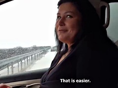 アジア人, 美女, デカチン, デカパイ, ブロンド, 車, ハードコア, オッパイの