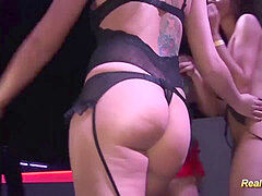 Amateur, Bukkake, Flexible, Alemán, Grupo, Orgía, Fiesta, Adolescente