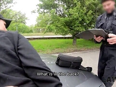 Leanne Lace gets caught stealing a car, but security guards get a surprise
