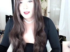 Amateur, Européenne, Masturbation, Transsexuelle, Solo, Webcam