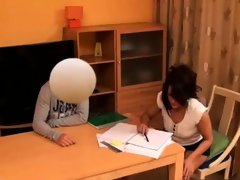 Milf seduces young boy