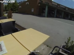 Amateur, Mamada, Gafas, Pajear, Al aire libre, Pov, Público, Adolescente