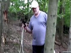 Любители, Садо мазо, Большие сиськи, Бондаж, Затыкание рта, Унижение, Белье, На природе