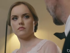 デカパイ, フェラチオ, 茶髪の, バック, ヨーロピアン, 指いじり, オマンコ, ショートヘア