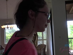 Leie, Bikini, Brille, Nackt, Öffentlich, Muschi, Abendanzug, Titten