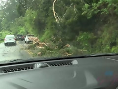 Amateur, Cul, Gros seins, Brunette brune, Exhib, Public, Fumer, Nénés