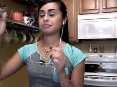 Grote lul, Grote mammen, Vies, Handbeurt, Hd, Klein, Gezichtspunt, Tiener