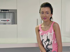 Blonde, Tir de sperme, Européenne, Piercing, Rasée, Maigrichonne, Adolescente, Nénés