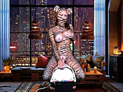 Grosse titten, Blasen, Frau, Hd, Riesenschwanz, Masturbation, Orgasmus, Spielzeuge